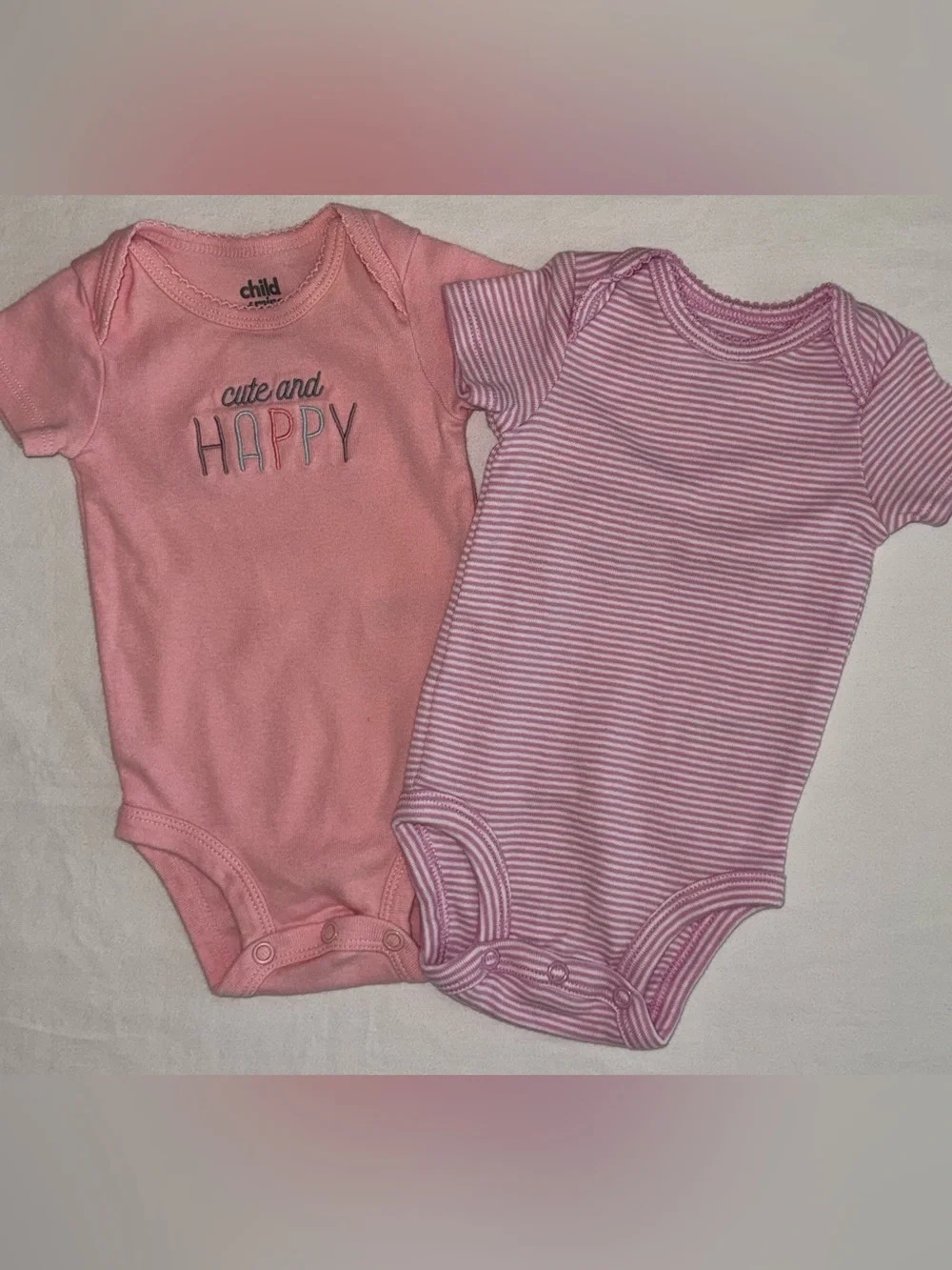 Baby Girl Bodysuit Bundle 5 pieces | 0-3 Months | Child of Mind by Carters
